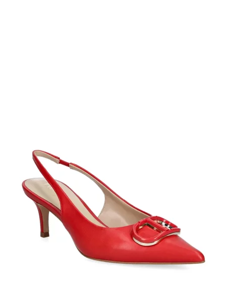 Pantofi cu toc Twinset slingback roșu