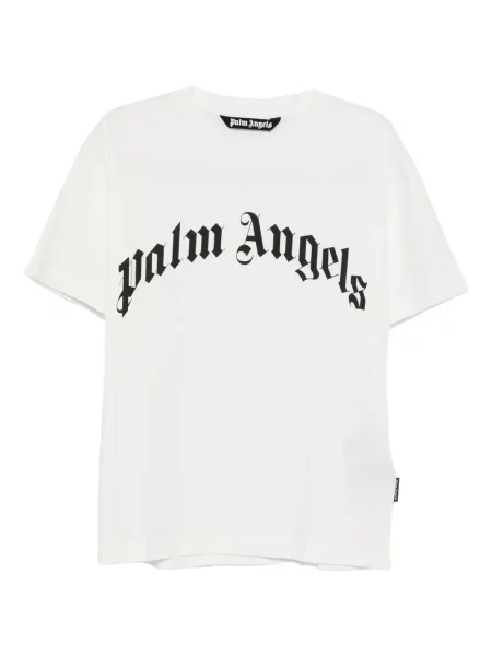 Raštuotas marškinėliai Palm Angels balta