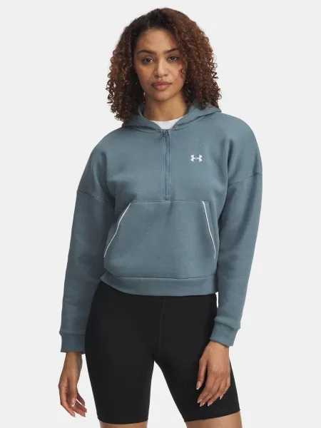 Hanorac cu glugă Under Armour alb