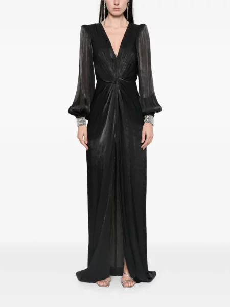 Rochie maxi Nissa de costum negru