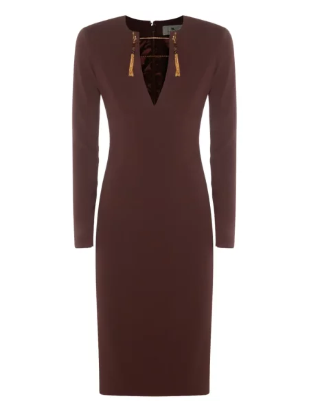 Rochie maxi Elisabetta Franchi lungă de costum roșu