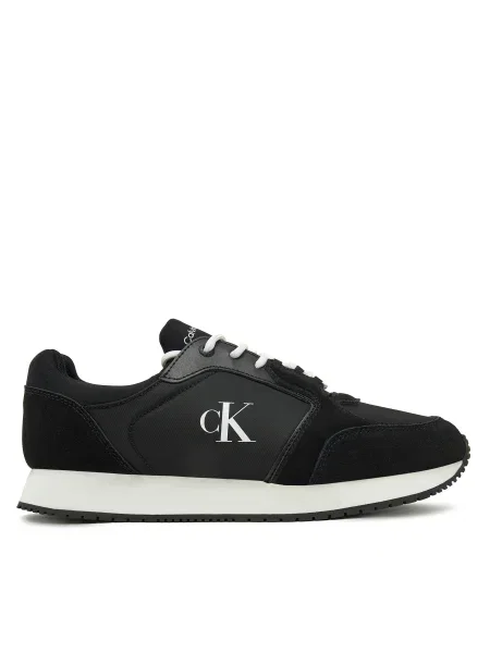Félcipo Calvin Klein Jeans fekete