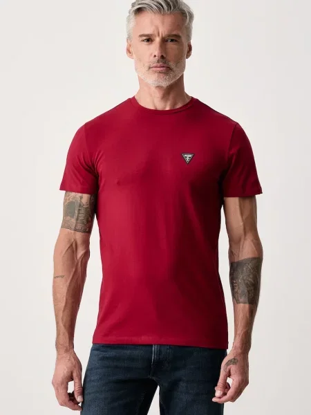 Guess T-shirt z ETTORE czerwona