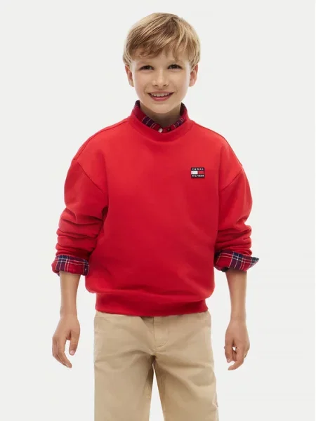 Tommy Hilfiger Суитшърт Flag Heritage червен