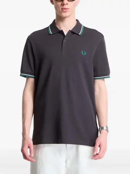 Scurt tricou polo Fred Perry gri