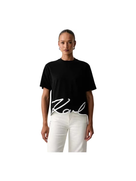 Karl Lagerfeld t-shirt czarny