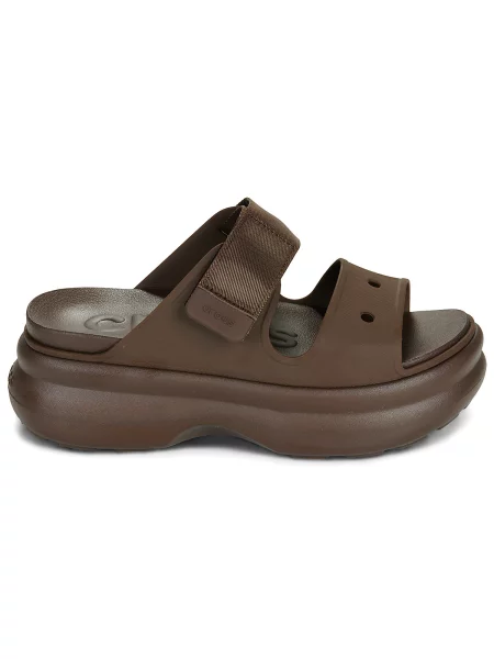 Pantofi Crocs cu bretele maro