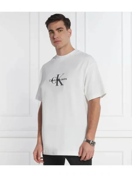 CALVIN KLEIN JEANS Tricou | Relaxed fit alb