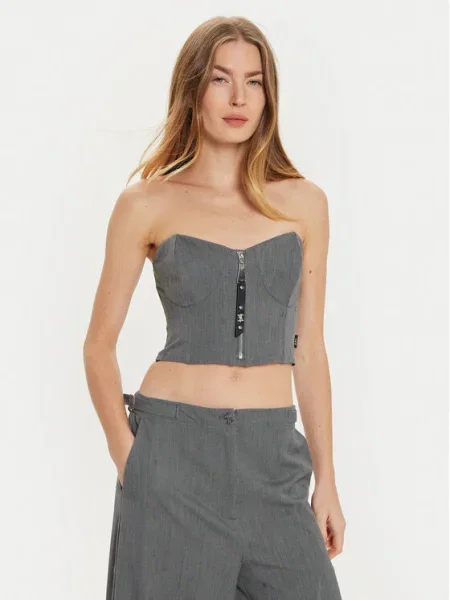 Топ Twinset сиво