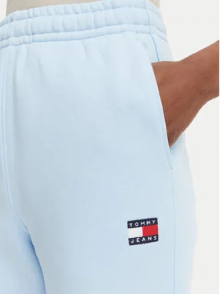 Tommy Jeans Spodnji del trenirke Svetlo modra