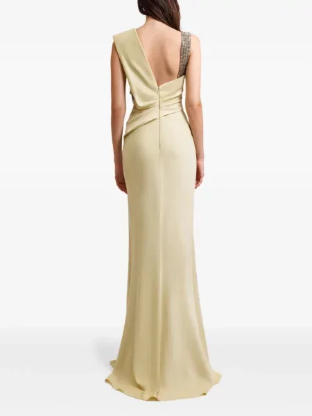 Maksi sukienka maxi Gemy Maalouf asymetryczna garniturowa