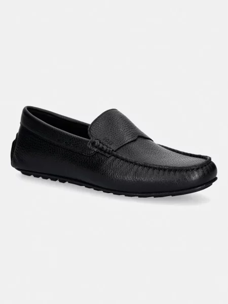 BOSS mocasini pentru bărbați din piele Noel negru