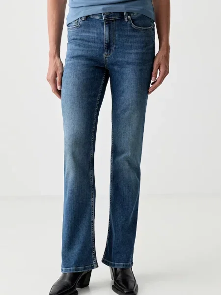 AllSaints blugi bootcut pentru femei albastru