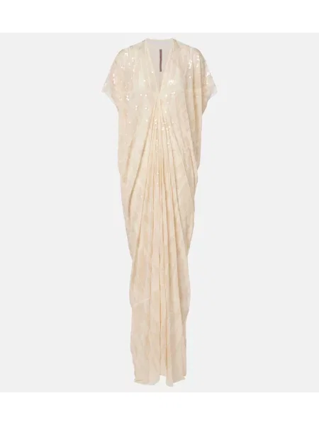 Rochie Rick Owens din tul alb