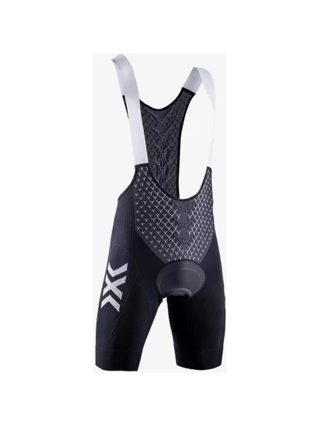 Spodenki na szelkach X-Bionic Twyce G2 Czarno-białe S białe