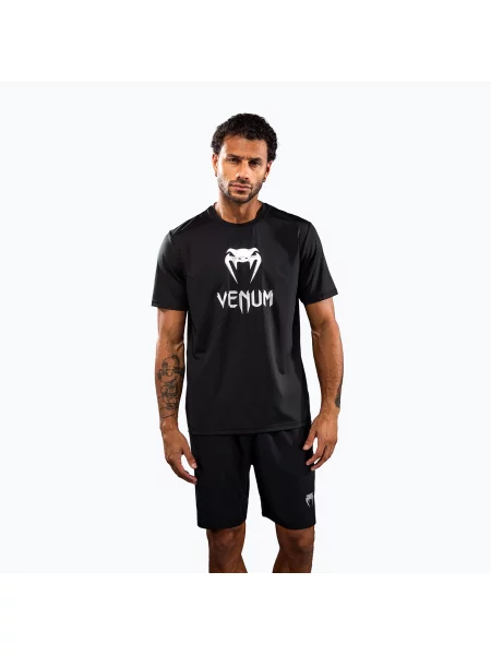 Tricou pentru bărbați Venum Classic Dry Tech black/silver negru