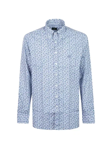 Cămașă Etro cu imagine cu model paisley alb