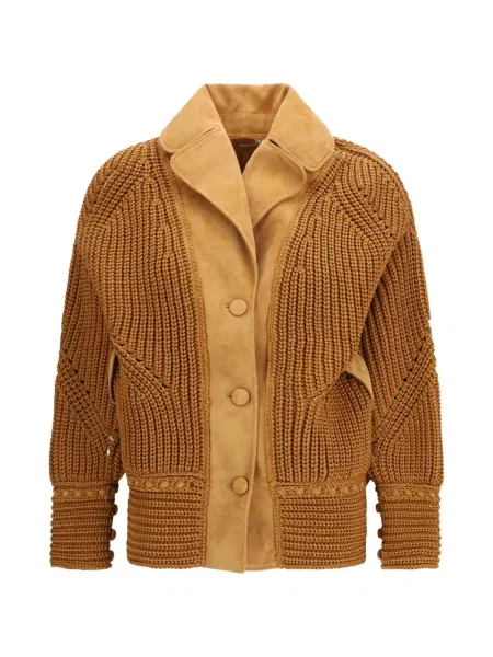 Cardigan Ermanno Scervino maro