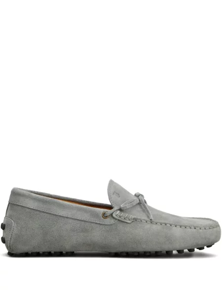 Loaferice Tod's od brušene kože siva