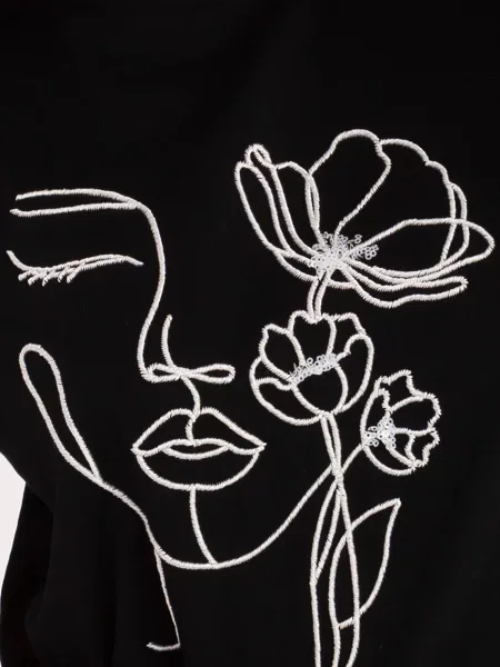 Tricou Italy Moda negru