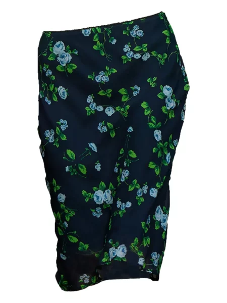 Fustă tip creion Vivetta cu model floral cu imagine albastru