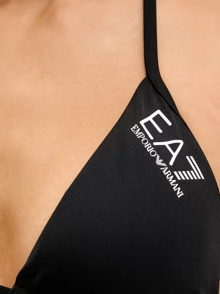 Emporio Armani strój kąpielowy dwuczęściowy czarny