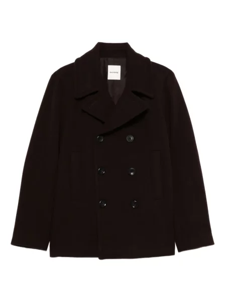 Palton Sandro de lână maro