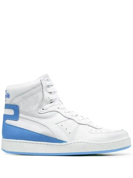 Sneakerși Diadora din piele alb