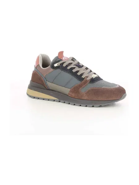 Sneakersy Ambitious skórzane typu teddy brązowe