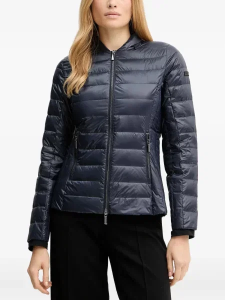 Geacă Armani Exchange cu glugă albastru