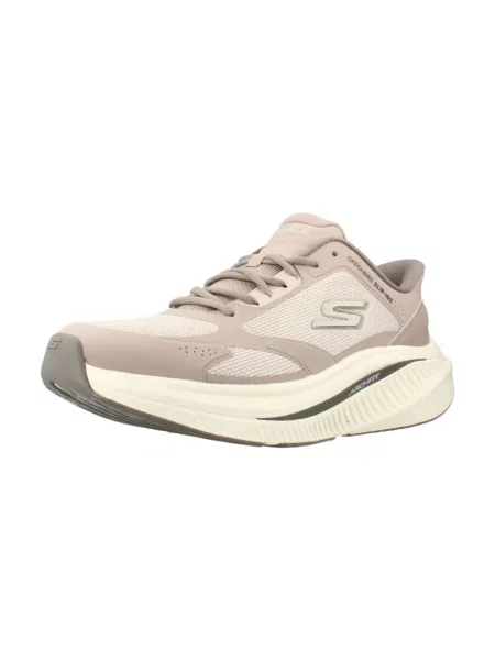 Lniane sneakersy Skechers szare