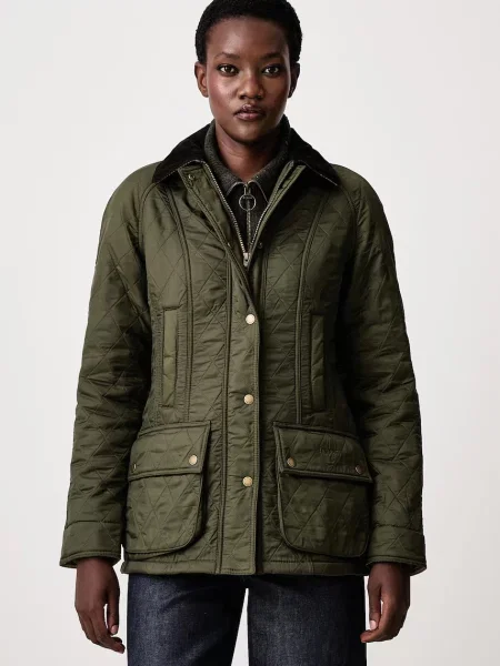 Barbour kurtka pikowana zielona