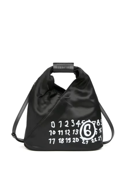 Geantă shopper Mm6 Maison Margiela negru