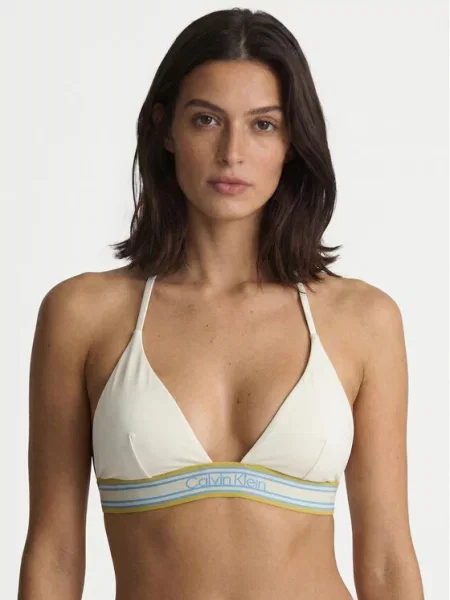 Calvin Klein Swimwear Bikini partea de sus Crem