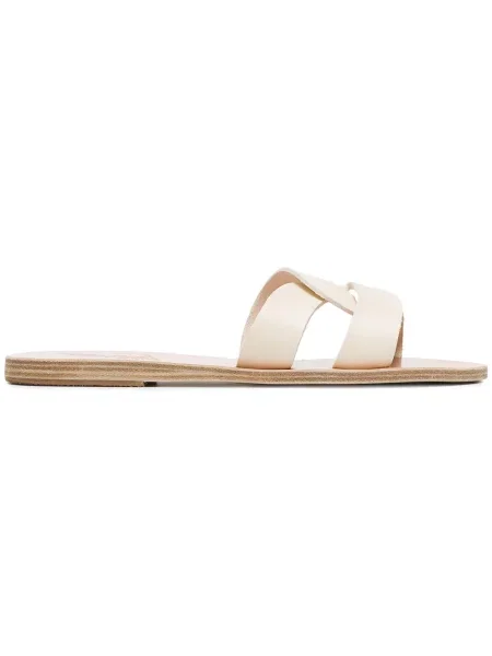 Sandale Ancient Greek Sandals din piele alb