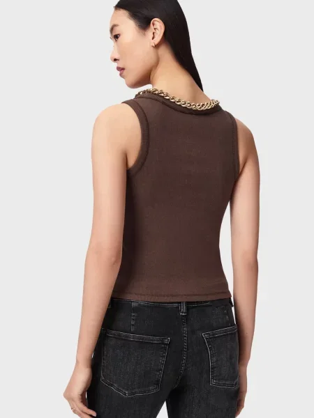 Майка Allsaints коричнева