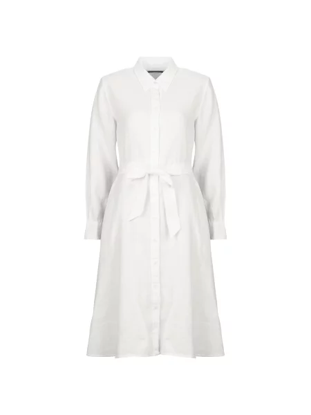 Rochie tip cămașă Lauren Ralph Lauren alb
