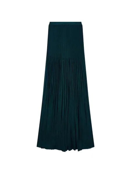 Fusta maxi Giorgio Armani în linie A verde