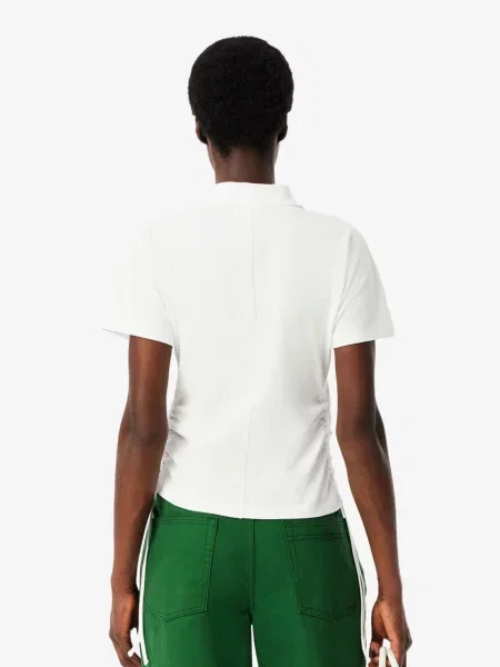 Поло Lacoste біле