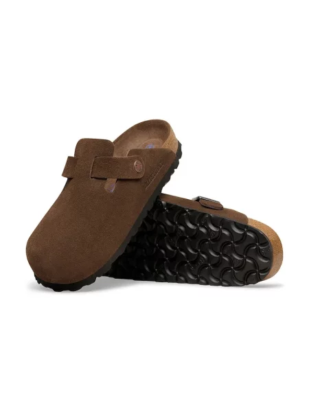 Замшевые шлепанцы Birkenstock