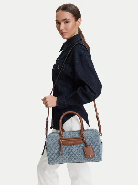 Geantă MICHAEL Michael Kors Jet Set albastru