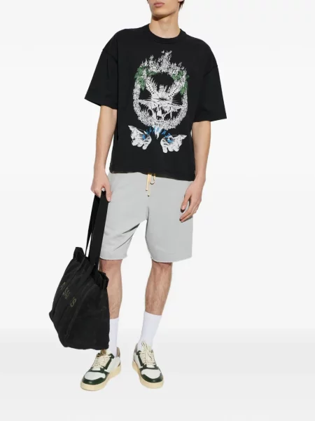 Tricou Allsaints cu decolteu rotund negru