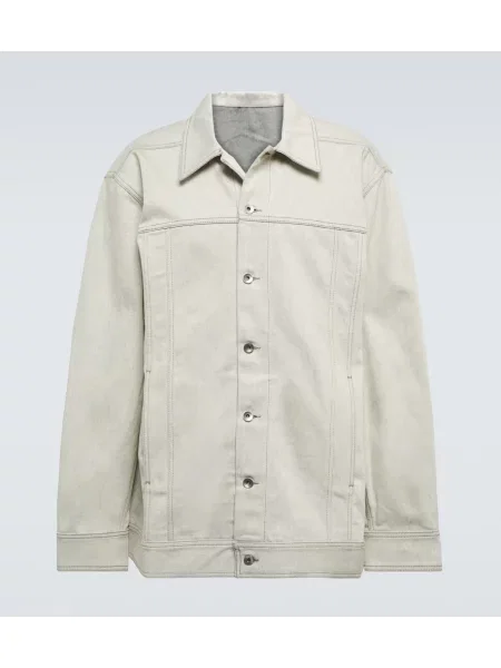 Džínová bunda Drkshdw By Rick Owens bílá