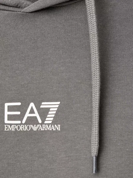 Emporio Armani melegítő szett férfi pamuttal szürke
