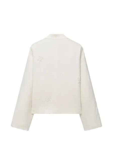 Decupat sacou Shanghai Tang alb