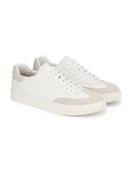 Sneakersy Kazar skórzane białe
