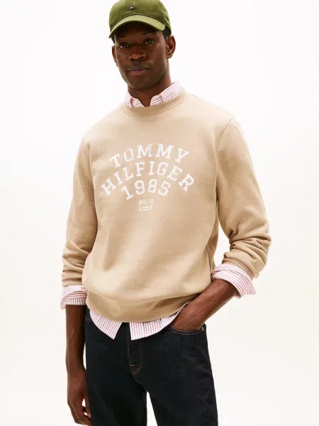 Tommy Hilfiger bluza z nadrukiem beżowy