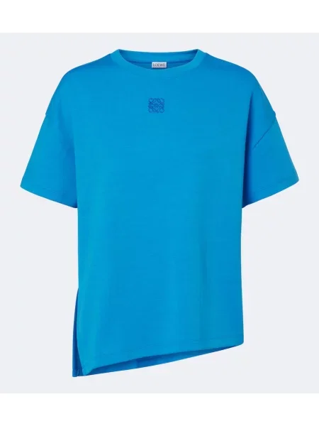 Tricou Loewe asimetric albastru