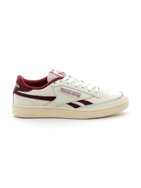 Trampki Reebok Club C Revenge Vintage Vintage Chalk/ Paper White/ Classicburgundry EUR 10 białe