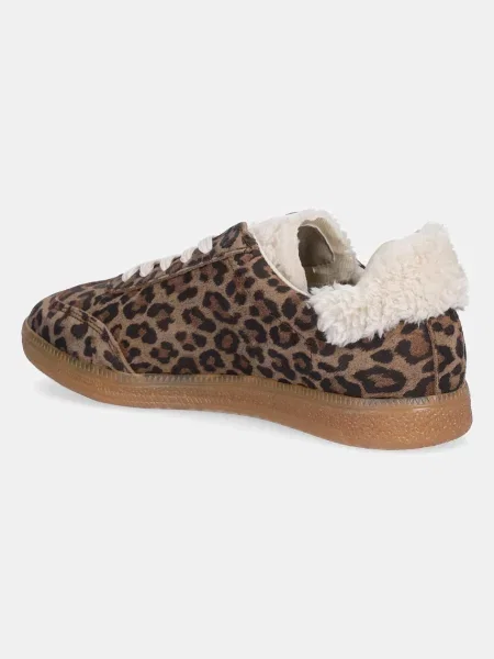 STEVE MADDEN Rövid szárú sportcipők ELORA barna / cappuccinobarna fekete